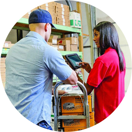 Tablet im Außendienst