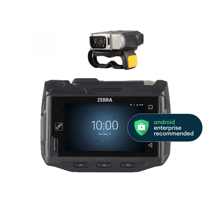 armcomputer wt6300 frontansicht mit ringscanner rs6000