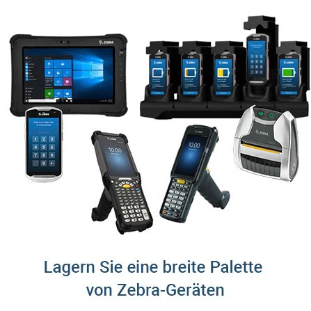 Zebra Geräte kompatibel mit intelligenten Schränken