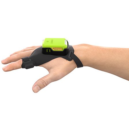 Zebra RS2100 Bluetooth Wearable Scanner Hand links oben