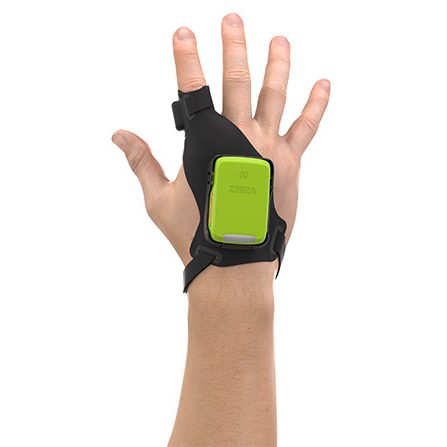 Zebra RS2100 Bluetooth Wearable Scanner Hand Top